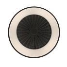 LED mennyezeti lámpa ventilátorral, 48W, fekete, Ø486x140 mm, IP20, 3000K-6500K - LCL6343