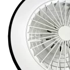 LED mennyezeti lámpa ventilátorral, 48W, Ø486x140 mm, IP20, 3000K-6500K - LCL6344