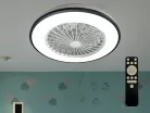 LED mennyezeti lámpa ventilátorral, 48W, Ø486x140 mm, IP20, 3000K-6500K - LCL6344