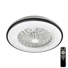 LED mennyezeti lámpa ventilátorral, 48W, Ø486x140 mm, IP20, 3000K-6500K - LCL6344