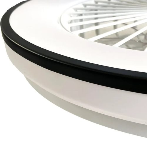 LED mennyezeti lámpa ventilátorral, 48W, Ø486x140 mm, IP20, 3000K-6500K - LCL6344