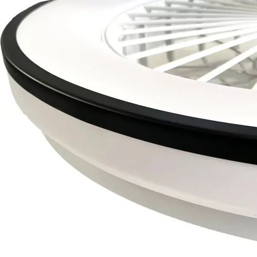 LED mennyezeti lámpa ventilátorral, 48W, Ø486x140 mm, IP20, 3000K-6500K - LCL6344