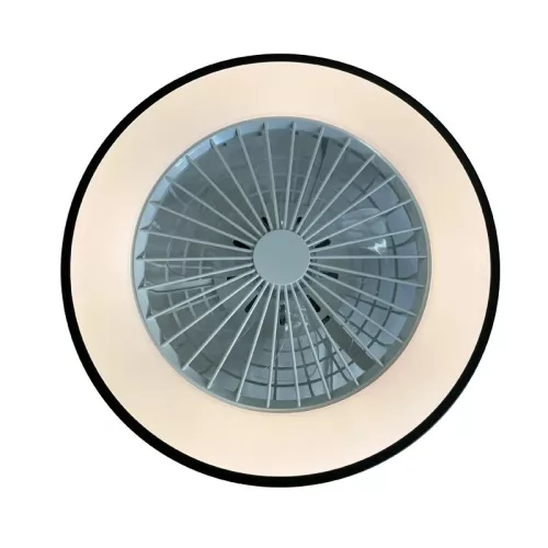 LED mennyezeti lámpa ventilátorral, 48W, Ø486x140 mm, IP20, 3000K-6500K - LCL6344