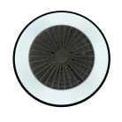 LED mennyezeti lámpa ventilátorral, 48W, Ø486x140 mm, IP20, 3000K-6500K - LCL6344