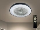LED mennyezeti lámpa OPAL + mennyezeti ventilátor + távvezérlő 48W - LCL6345