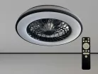 LED mennyezeti lámpa 48W + ventilátor 18W, 3600 lm, 3000-6500K, dimmelhető, távirányítós, IP20, Ø486