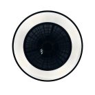 LED mennyezeti lámpa 48W + ventilátor 18W, 3600 lm, 3000-6500K, dimmelhető, távirányítós, IP20, Ø486