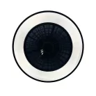 LED mennyezeti lámpa 48W + ventilátor 18W, 3600 lm, 3000-6500K, dimmelhető, távirányítós, IP20, Ø486
