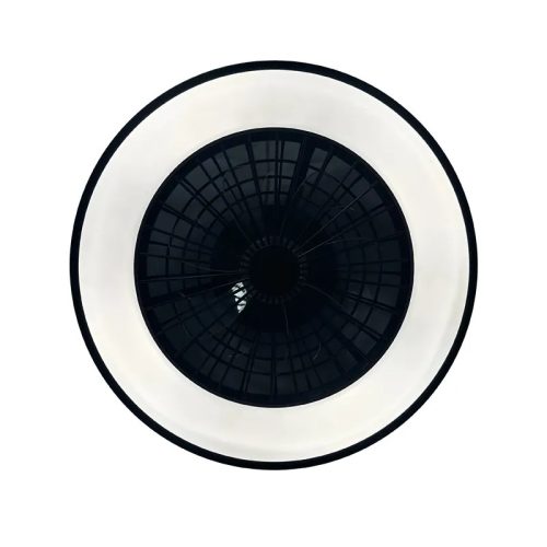 LED mennyezeti lámpa 48W + ventilátor 18W, 3600 lm, 3000-6500K, dimmelhető, távirányítós, IP20, Ø486