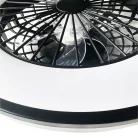 LED mennyezeti lámpa 48W + ventilátor 18W, 3600 lm, 3000-6500K, dimmelhető, távirányítós, IP20, Ø486