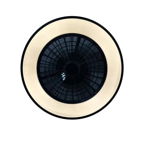 LED mennyezeti lámpa 48W + ventilátor 18W, 3600 lm, 3000-6500K, dimmelhető, távirányítós, IP20, Ø486