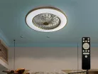 LED mennyezeti lámpa ventilátorral, 48W, Ø486x140 mm, IP20, 3000K-6500K - LCL6347