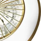 LED mennyezeti lámpa ventilátorral, 48W, Ø486x140 mm, IP20, 3000K-6500K - LCL6347