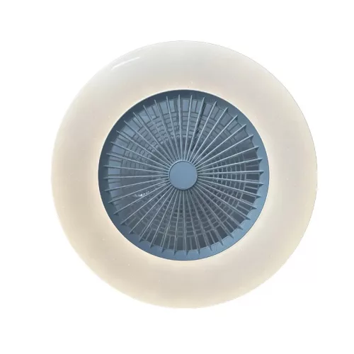 LED mennyezeti lámpa ventilátorral 72W+25W, 5400 lm, 3000K-6500K, IP20, fehér fém-akril - LCL6350