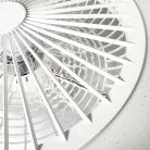 LED mennyezeti lámpa ventilátorral 72W+25W, 5400 lm, 3000K-6500K, IP20, fehér fém-akril - LCL6350