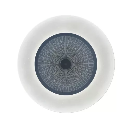 LED mennyezeti lámpa ventilátorral 72W+25W, 5400 lm, 3000K-6500K, IP20, fehér fém-akril - LCL6350