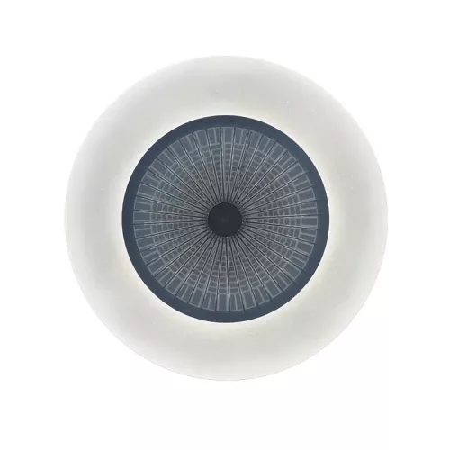 LED mennyezeti lámpa ventilátorral 72W+25W, 5400 lm, 3000K-6500K, IP20, fehér fém-akril - LCL6350