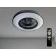 LED mennyezeti lámpa ventilátorral 72W Ø550 mm IP20 3000-6500K dimmelhető - LCL6351