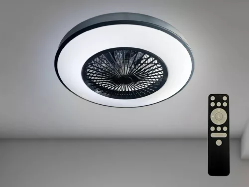 LED mennyezeti lámpa ventilátorral 72W Ø550 mm IP20 3000-6500K dimmelhető - LCL6351