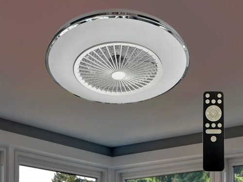LED mennyezeti lámpa ventilátorral 72W Ø550 mm IP20 3000-6500K dimmelhető - LCL6352