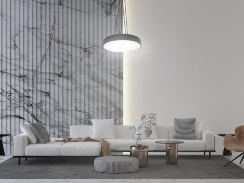 LED Függőlámpa 35W 2800lm 4000K IP20 fém akril 600x80 LCL7121-H