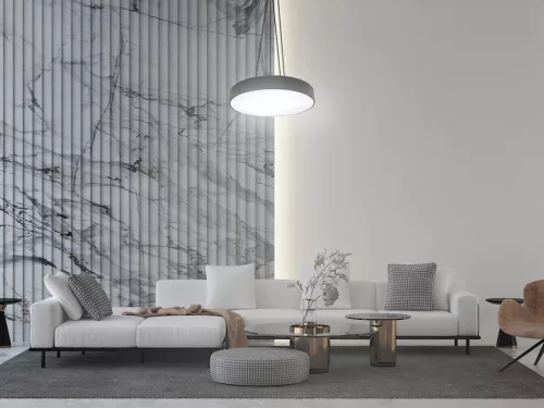 LED Függőlámpa 35W 2800lm 4000K IP20 fém akril 600x80 LCL7121-H