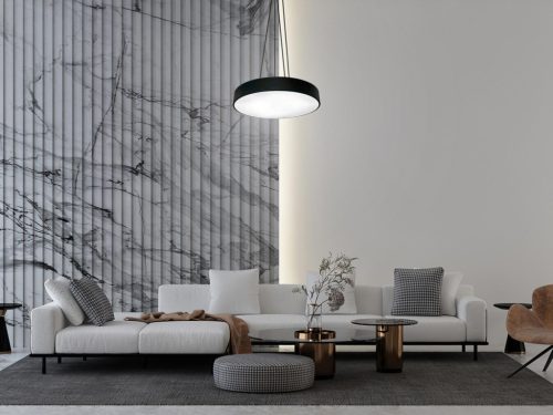 LED Függőlámpa 35W 2800lm 4000K IP20 fém akril 600x80 LCL7121-H