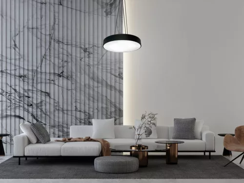 LED Függőlámpa 35W 2800lm 4000K IP20 fém akril 600x80 LCL7121-H