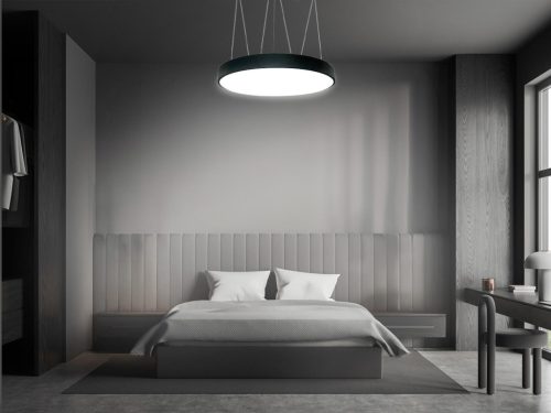 LED függőlámpa 150W, 12000 lm, 4000K, fém, IP20, 1200x80 mm - LCL7124-H