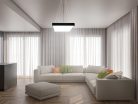 LED függőlámpa 65W, 5200 lm, 4000K, fém, IP20, 600x80 mm - LCL7221-H