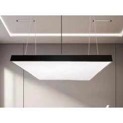   LED függőlámpa 240W, 19200 lm, 4000K, fém, IP20, 1200x80 mm - LCL7224-H