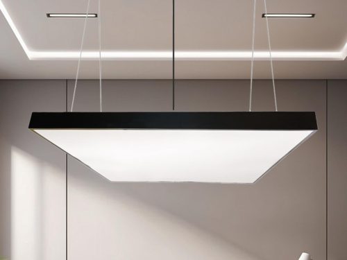 LED függőlámpa 240W, 19200 lm, 4000K, fém, IP20, 1200x80 mm - LCL7224-H