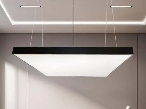 LED függőlámpa 240W, 19200 lm, 4000K, fém, IP20, 1200x80 mm - LCL7224-H