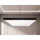 LED függőlámpa 240W, 19200 lm, 4000K, fém, IP20, 1200x80 mm - LCL7224-H