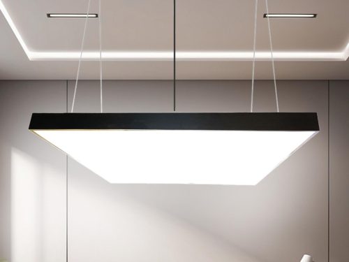 LED függőlámpa 240W, 19200 lm, 4000K, fém, IP20, 1200x80 mm - LCL7224-H