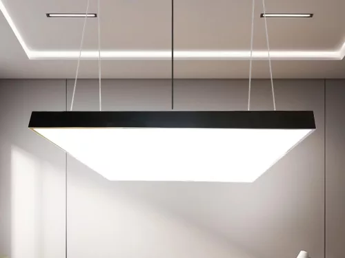 LED függőlámpa 240W, 19200 lm, 4000K, fém, IP20, 1200x80 mm - LCL7224-H