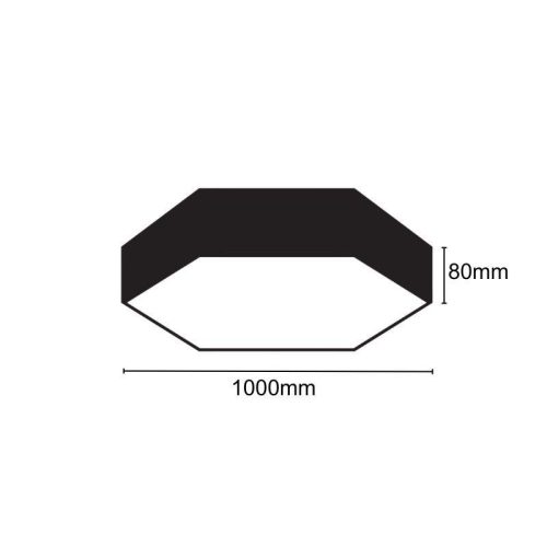 LED mennyezeti lámpa 100W 1000x80mm 4000K IP20 - LCL7323