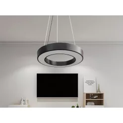   LED függőlámpa 30W, 2400 lm, 4000K, fém, IP20, 600x100x80 mm - LCL7421-H