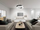 LED függőlámpa 30W, 2400 lm, 4000K, fém, IP20, 600x100x80 mm - LCL7421-H