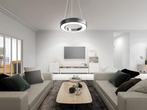 LED függőlámpa 30W, 2400 lm, 4000K, fém, IP20, 600x100x80 mm - LCL7421-H
