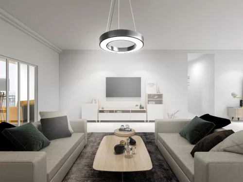 LED függőlámpa 30W, 2400 lm, 4000K, fém, IP20, 600x100x80 mm - LCL7421-H