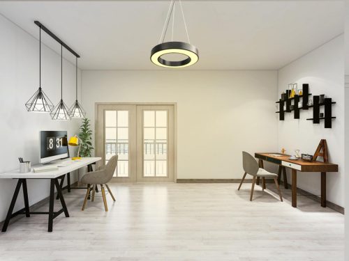 SMART LED függőlámpa 45W, 3600 lm, 3000-6500K, dimmelhető, fém, IP20, 600x100x80 mm - LCL7421R-H