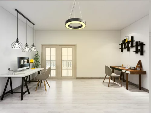 SMART LED függőlámpa 45W, 3600 lm, 3000-6500K, dimmelhető, fém, IP20, 600x100x80 mm - LCL7421R-H