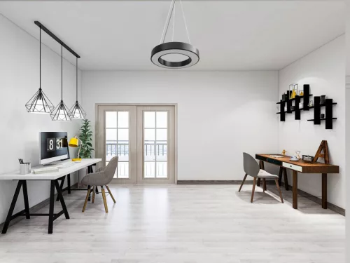 SMART LED függőlámpa 45W, 3600 lm, 3000-6500K, dimmelhető, fém, IP20, 600x100x80 mm - LCL7421R-H