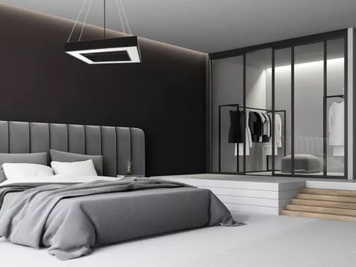 LED függőlámpa 40W, 3200 lm, 4000K, fém, IP20, 600x100x80 mm - LCL7521-H