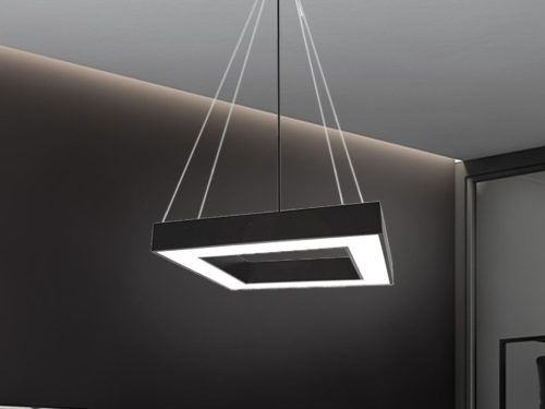LED függőlámpa 40W, 3200 lm, 4000K, fém, IP20, 600x100x80 mm - LCL7521-H