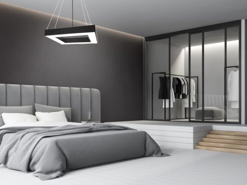 LED függőlámpa 40W, 3200 lm, 4000K, fém, IP20, 600x100x80 mm - LCL7521-H