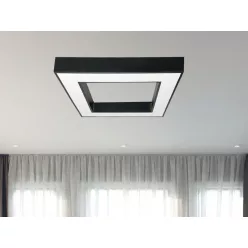   LED mennyezeti lámpa 55W, 4400 lm, 4000K, fém, IP20, 800x100x80 mm - LCL7522