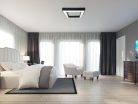 LED mennyezeti lámpa 55W, 4400 lm, 4000K, fém, IP20, 800x100x80 mm - LCL7522