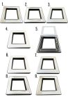 LED mennyezeti lámpa 55W, 4400 lm, 4000K, fém, IP20, 800x100x80 mm - LCL7522